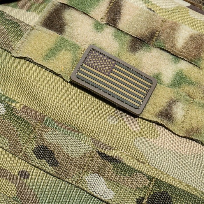 MIL-SPEC MONKEY US Flag PVC Mini Patch<br>ڥߥ륹ڥå󥭡 USեå PVC ߥ ѥåۥߥ꥿꡼ POLICE Х ХХ륲 åڥ