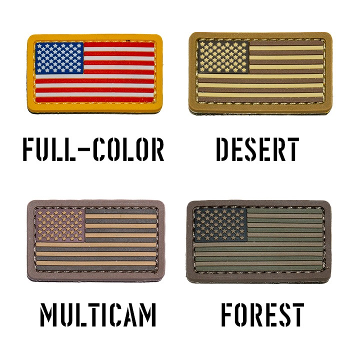 MIL-SPEC MONKEY US Flag PVC Mini Patch<br>ڥߥ륹ڥå󥭡 USեå PVC ߥ ѥåۥߥ꥿꡼ POLICE Х ХХ륲 åڥ