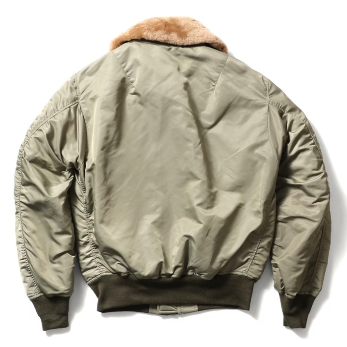 HOUSTON 5001C B-15B FLIGHT JACKET<br>�ڥҥ塼���ȥ� 5001C B-15B�ե饤�ȥ��㥱�åȡۥ�� �����奢�� �����ߡ� ������ B-15B ����ʪ ��ᥤ�� ��ץꥫ �������� �ե����դ� �ࡼ�ȥ�ܥ�