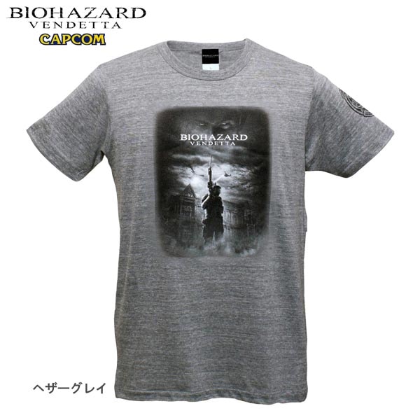 �Х����ϥ����� VENDETTA ���ꥹ&�� T�����<br>��BIOHAZARD ������ǥå� CHRIS��YAKATA Tee�ۥ���С������� resident evil �������� CAPCOM ���ץ��� ������ ��� �ץ��� �ȥåץ� ���롼�ͥå� �ߥ꥿�꡼ �����奢�� STARS BSAA Umbrella OUTLET