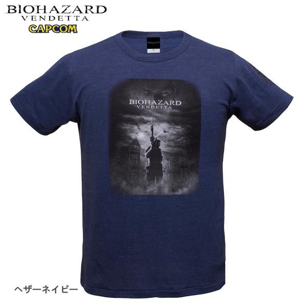�Х����ϥ����� VENDETTA ���ꥹ&�� T�����<br>��BIOHAZARD ������ǥå� CHRIS��YAKATA Tee�ۥ���С������� resident evil �������� CAPCOM ���ץ��� ������ ��� �ץ��� �ȥåץ� ���롼�ͥå� �ߥ꥿�꡼ �����奢�� STARS BSAA Umbrella OUTLET