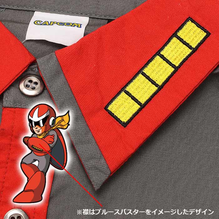 ���å��ޥ� DRN �����<br>��Rockman DRN Shirts��MEGAMAN ���� ��� ��ǥ����� �ߥ꥿�꡼ �����奢�� CAPCOM ���ץ��� ������ ����饯���� �ɽ� Ĺµ �ȥåץ� ����ʡ� ���åȥ� �֥롼�� OUTLET