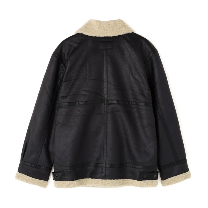 ALPHA MJM55506C1 B-3 JACKET եࡼȥ B-3<br>ڥե B-3 㥱å FAKE MOUTONۥ ߥ꥿꡼奢 ȥɥ ȥ꡼ Х ġ ݥå åѡ  ݥꥨƥ ܥ  ե饤ȥ㥱å