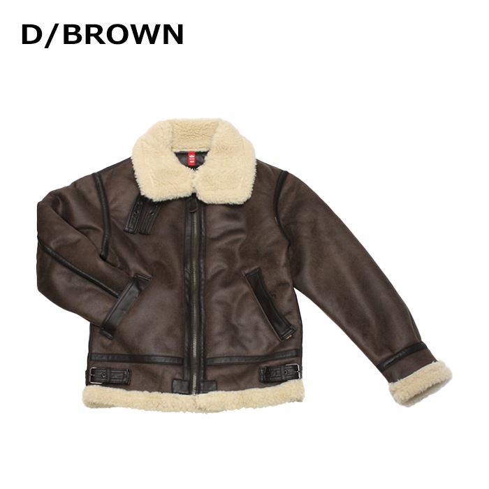 ALPHA MJM55506C1 B-3 JACKET եࡼȥ B-3<br>ڥե B-3 㥱å FAKE MOUTONۥ ߥ꥿꡼奢 ȥɥ ȥ꡼ Х ġ ݥå åѡ  ݥꥨƥ ܥ  ե饤ȥ㥱å