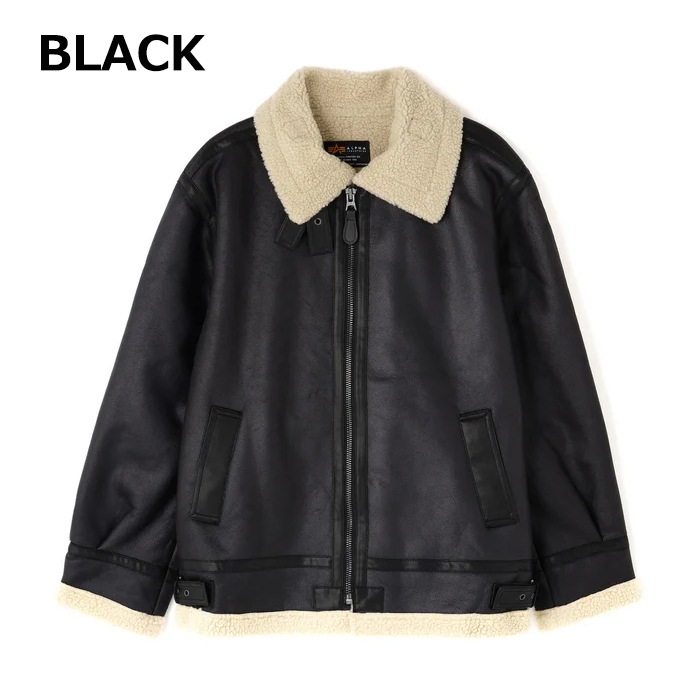 ALPHA MJM55506C1 B-3 JACKET եࡼȥ B-3<br>ڥե B-3 㥱å FAKE MOUTONۥ ߥ꥿꡼奢 ȥɥ ȥ꡼ Х ġ ݥå åѡ  ݥꥨƥ ܥ  ե饤ȥ㥱å