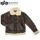 ALPHA MJM55506C1 B-3 JACKET �ե������ࡼ�ȥ� B-3<br>�ڥ���ե� B-3 ���㥱�å� FAKE MOUTON�ۥ�� �ߥ꥿�꡼�����奢�� �����ȥɥ� ���ȥ꡼�� �Х��� �ġ���� �ݥ��å� ���åѡ� �������� �ݥꥨ���ƥ� �ܥ� ���� �ե饤�ȥ��㥱�å�