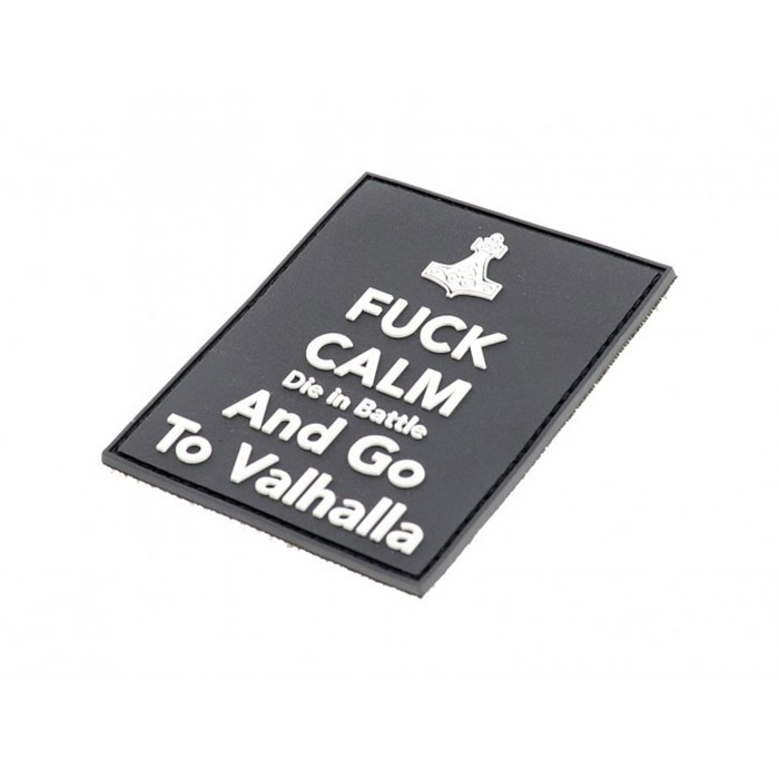 LA PATCHERIA Fuckcalm PATCH<br>�ڥ�ѥå����ꥢ PVC��åڥ�ۥ�� ���Х� ���Х��� �������ե� �ߥ꥿�꡼ ��åڥ� airsoft ��ư���� �ޥ륤 �������� �Х�ϥ� ���륻������ ���� �����륺 ��åڥ� TEAM6 ������ ����ե��ǥ� �ü����� �����å� ticket