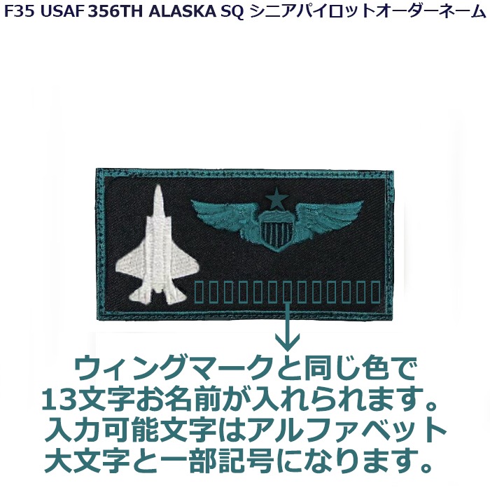 ���������ɽ��͡���/F35 USAF 356th ALASKA GREEN DEMON SQ w/hook <br>�ڥ��������ᥤ�� �ۥ��饹�� �ߥ꥿�꡼ ���Х��Х륲���� ���Х� �����ץ� ������ BDU ���㥱�å� ��Ʈ�� ��åڥ� �٥륯�� ���Ĵ��� �ż�Ǽ F35 ��Ʈ�� ALASKA 
