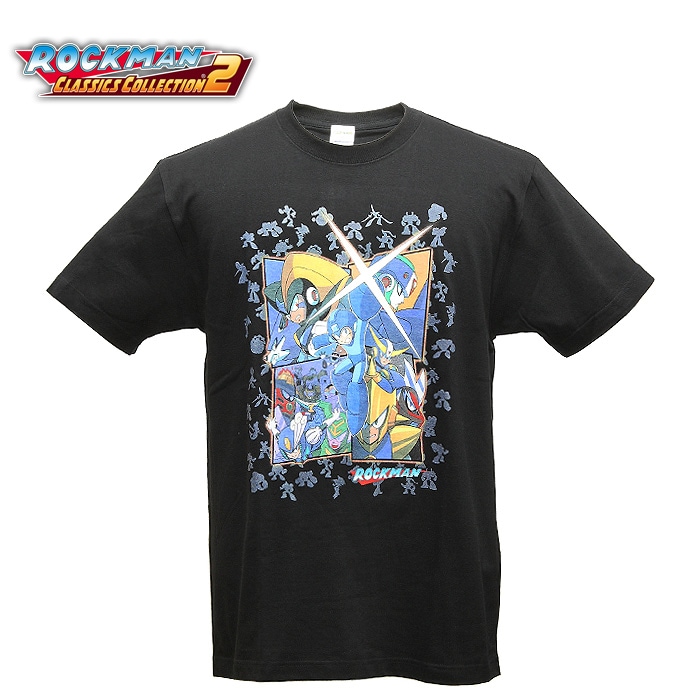ロックマン クラシックス コレクション2 Tシャツ【ROCKMAN Classics