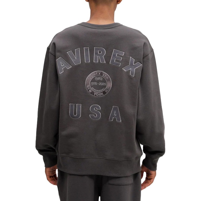 AVIREX 50th VARSITY CREW SWAET<br>ڥå 50th Сƥ 롼åȡ7835232004  ǥ ߥ꥿꡼ ȥɥ 奢 ȥ졼ʡ Хåץ åɥ顼 롼ͥå ɽ å ӥå ᥫ