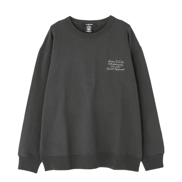 AVIREX 50th VARSITY CREW SWAET<br>ڥå 50th Сƥ 롼åȡ7835232004  ǥ ߥ꥿꡼ ȥɥ 奢 ȥ졼ʡ Хåץ åɥ顼 롼ͥå ɽ å ӥå ᥫ