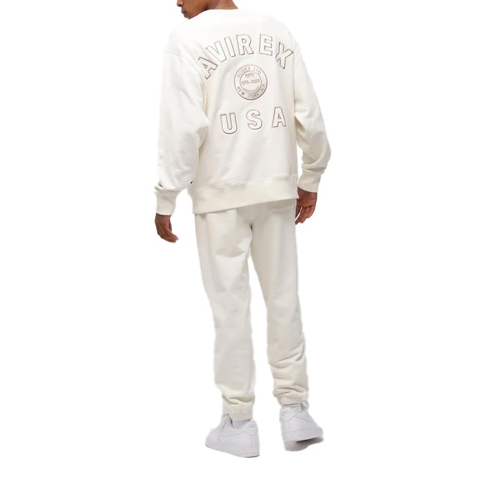 AVIREX 50th VARSITY CREW SWAET<br>ڥå 50th Сƥ 롼åȡ7835232004  ǥ ߥ꥿꡼ ȥɥ 奢 ȥ졼ʡ Хåץ åɥ顼 롼ͥå ɽ å ӥå ᥫ