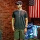 HOUSTON 22292 MESH HENRY NECK S/S TEE<br>�ڥҥ塼���ȥ� 22292 ��å��� �إ�꡼�ͥå� Ⱦµ�ԥ���ġ�<br>��� ��ǥ����� �ߥ꥿�꡼ �����ȥɥ� �����奢�� T����� �ԥ����� ���åȥ�100�� ������ơ����ù� 