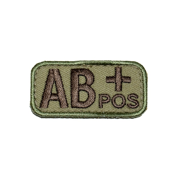 MIL-SPEC MONKEY Bloodtypes Patch AB<br>�ڥߥ륹�ڥå�����󥭡� ��շ� �ѥå� AB���ۥߥ꥿�꡼ ͢�� ���Х� ���Х��Х륲���� ��åڥ�