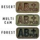 MIL-SPEC MONKEY Bloodtypes Patch AB<br>�ڥߥ륹�ڥå�����󥭡� ��շ� �ѥå� AB���ۥߥ꥿�꡼ ͢�� ���Х� ���Х��Х륲���� ��åڥ�