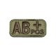 MIL-SPEC MONKEY Bloodtypes Patch AB<br>�ڥߥ륹�ڥå�����󥭡� ��շ� �ѥå� AB���ۥߥ꥿�꡼ ͢�� ���Х� ���Х��Х륲���� ��åڥ�