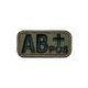 MIL-SPEC MONKEY Bloodtypes Patch AB<br>�ڥߥ륹�ڥå�����󥭡� ��շ� �ѥå� AB���ۥߥ꥿�꡼ ͢�� ���Х� ���Х��Х륲���� ��åڥ�