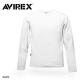AVIREX �ǥ��꡼ ���롼�ͥå������󥰥��꡼�� T�����<br>�ڥ��ӥ�å��� Daily Crewneck Long Sleeve Tee�� ��� �ߥ꥿�꡼ �����奢�� �Х��� �ġ���� �Ť��� Ĺµ �ץ��� ����ʡ� �ȥåץ� �����Х� �ѵ��� ������ ����� ���ʻȤ� OUTLET