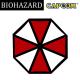 BIOHAZARD Umbrella ɽѥå<br>ڥХϥ Umbrella Embroidery Patchۥ֥ resident evil  ץ  CAPCOM ɽ åڥ ٥륯 ߥ꥿꡼ 奢 Х  ꡼ ޥåơ ֥