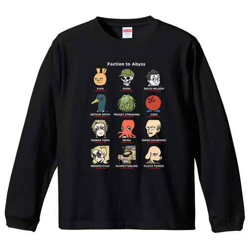 「Faction to Abyss｜プロフィール」長袖Tシャツ［A］