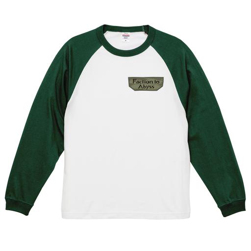 「Faction to Abyss｜シップネームプレート」長袖ラグランTシャツ