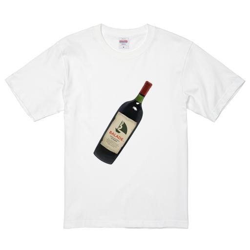 「BALADE｜ワインボトル」Tシャツ