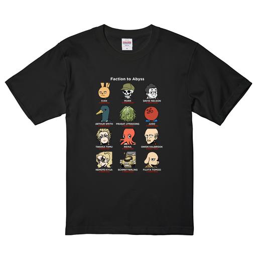 「Faction to Abyss｜プロフィール」Tシャツ［A］
