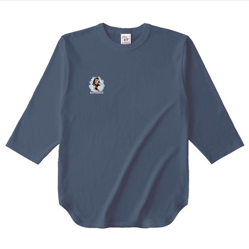 「憶う| 2-C」7分袖ベースボールシャツ