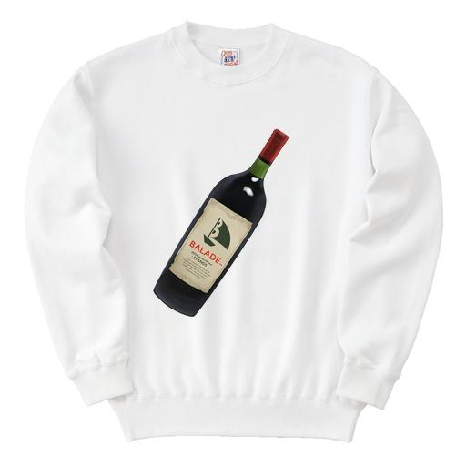 「BALADE｜ワインボトル」スウェット