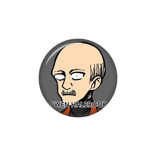 「オーウェン・ハルブルック」缶バッジ