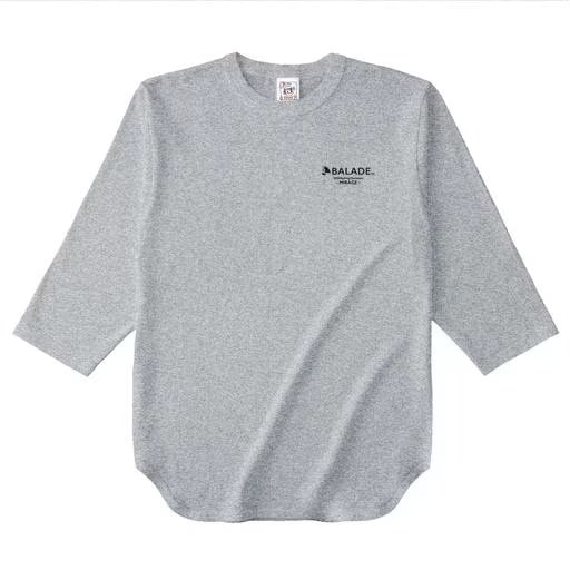 「MIRAGE｜ワンポイント」7分袖ベースボールシャツ