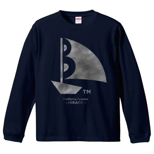 「MIRAGE｜ロゴ」長袖Tシャツ
