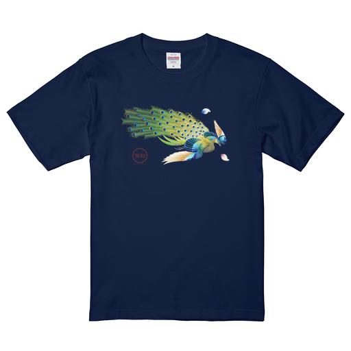 孔雀(紺)Tシャツ