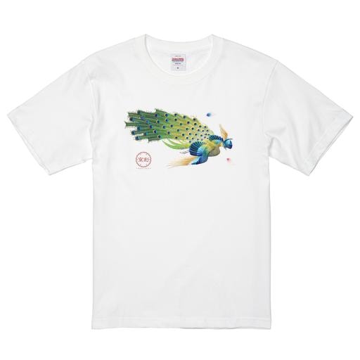 孔雀(白)Tシャツ