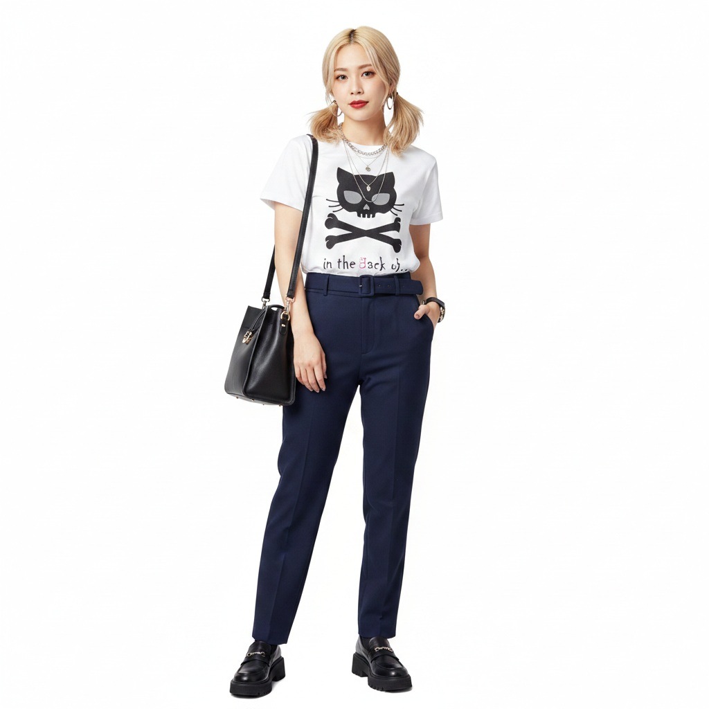 「in the back of…｜kitty」Tシャツ