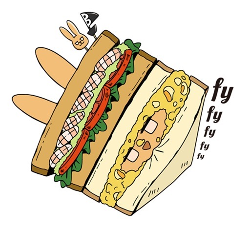 「シエン|卑小」長袖ラグランTシャツ