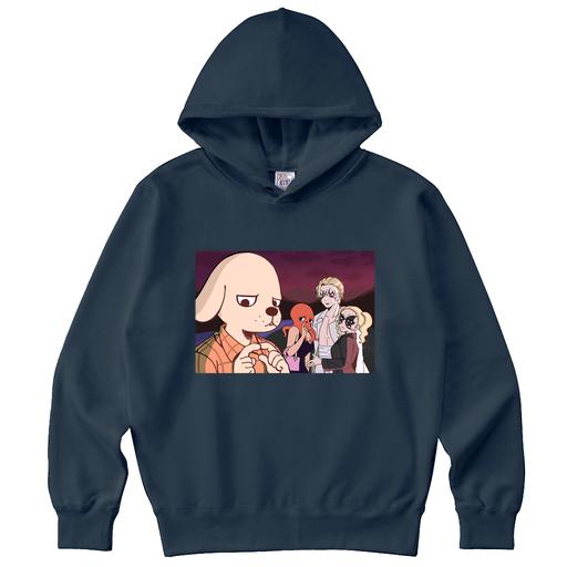 「冷たい溝間」パーカー