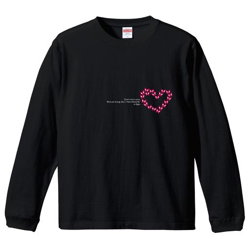 「根本 姫愛｜ハートバタフライ」長袖Tシャツ