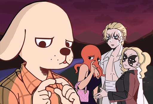 「冷たい溝間」Tシャツ