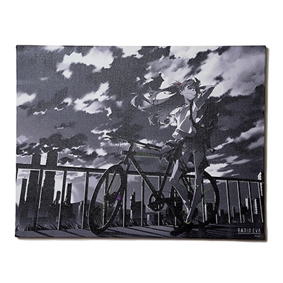 EVA Canvas Art （illustration） (アスカ(The bicycle))