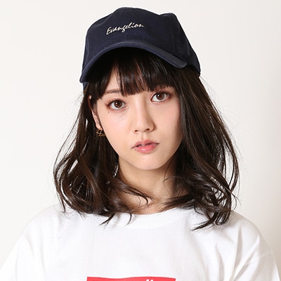 EVANGELION Cotton Washed Cap (ネイビー)