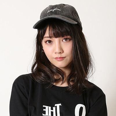 EVANGELION Denim Washed Cap (ブラックインディゴ)