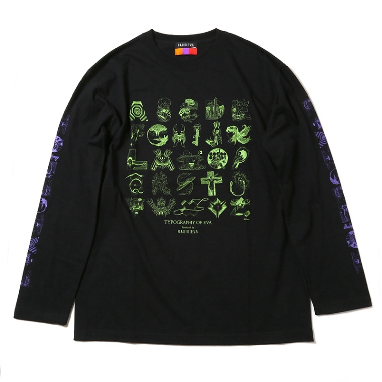 TYPOGRAPHY OF EVA CUTSEW (ブラック(初号機))