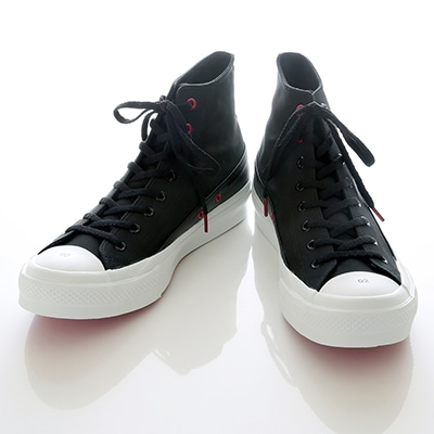 EVANGELION BASIC HI-CUT SNEAKER (ブラック×ホワイト(アスカ))