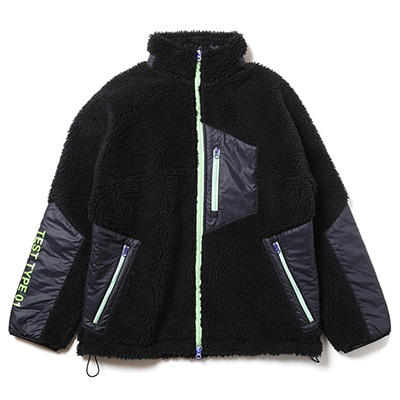 EVANGELION BOA JACKET (ブラック(初号機))