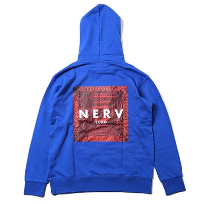 EURO NERV BOX LOGO Parka (ブルー)