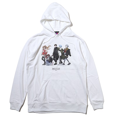 RADIO EVA Illustration Parka (Mai Yoneyama) (WHITE)