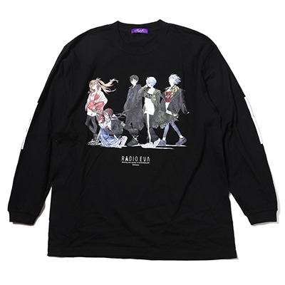 RADIO EVA Illustration Cutsew (Mai Yoneyama) (BLACK)