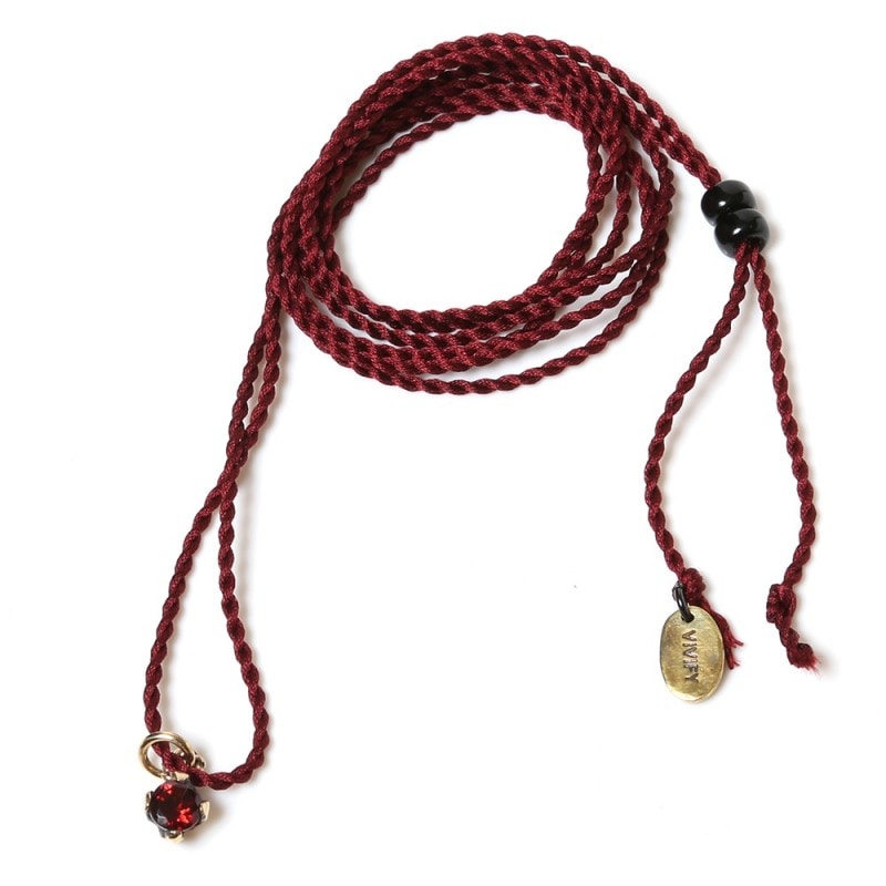 EVANGELION CORE STONE NECKLACE / K18（VIVIFY）(バーガンディ)