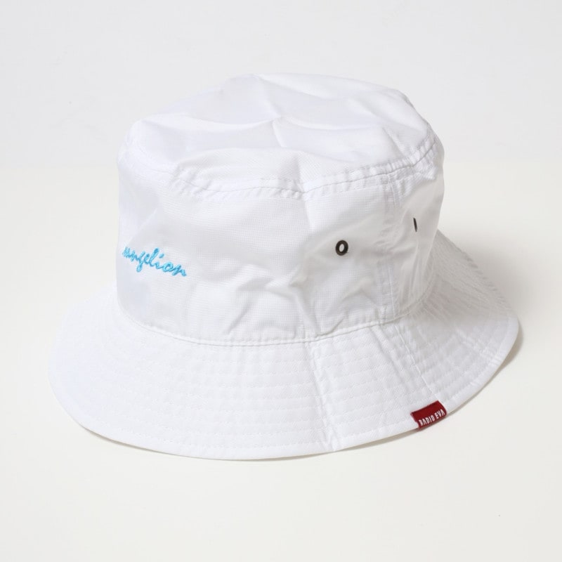 EVANGELION POLYESTER BUCKET HAT (WHITE)